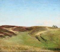 Paulsen Julius Hills Of Heather In Rye 1886 canvas print