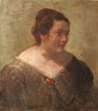 Paulsen Julius Portrait Of A Woman