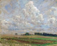 Paulsen Julius Summer Landscape 1909 canvas print
