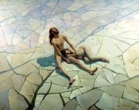 Pavel Popov Adam And Eve canvas print