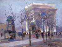 Pavil Elie L Arc De Triomphe Ca. 1920 canvas print