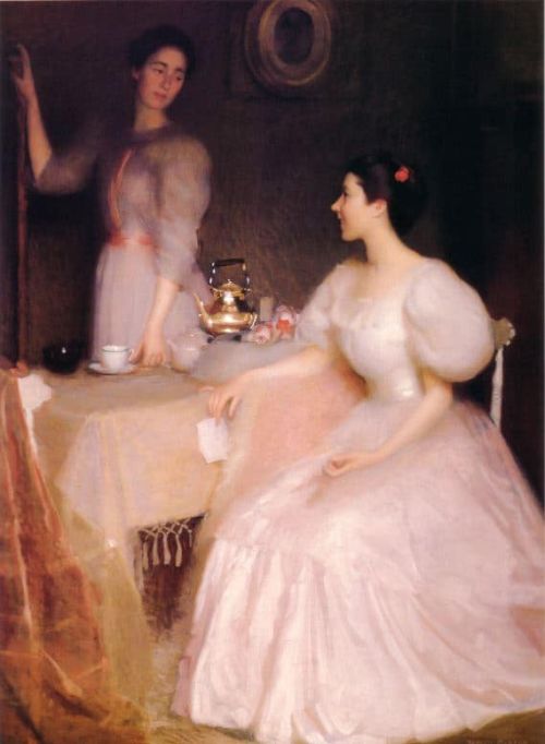 Paxton Elizabeth Okie Mollie Scott And Dorothy Tay 1895 canvas print