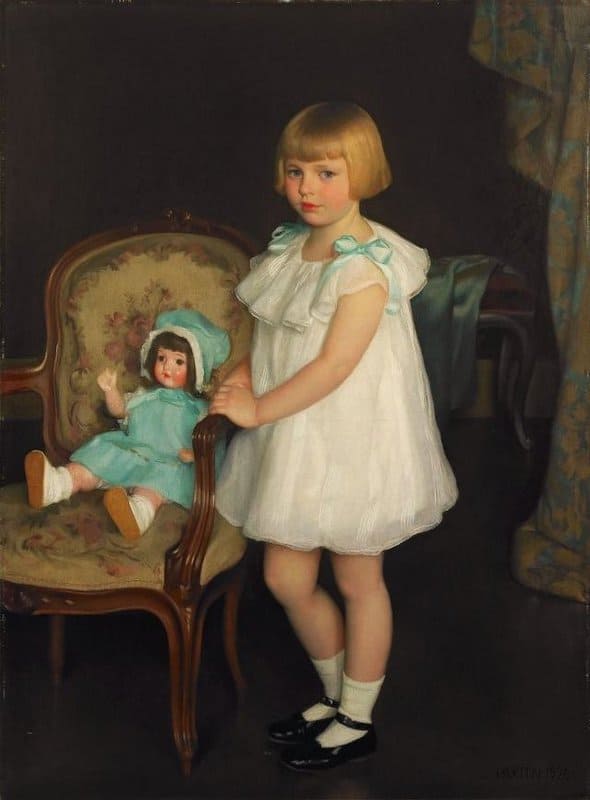 Paxton Elizabeth Okie Portrait Of Eleanor Anne Schrafft 1926 canvas print