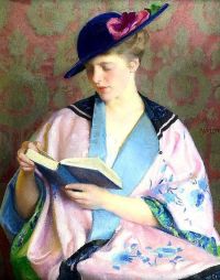 Paxton Elizabeth Okie The Blue Book 1914 canvas print