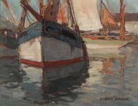 Payne Edgar Brittany Harbor canvas print