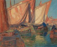 Payne Edgar Choggia Boats canvas print