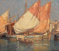 Payne Edgar Italian Boats canvas print