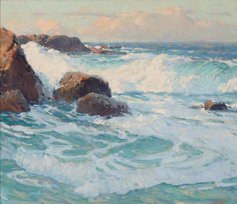 Payne Edgar Laguna Seascape Ca. 1911 canvas print