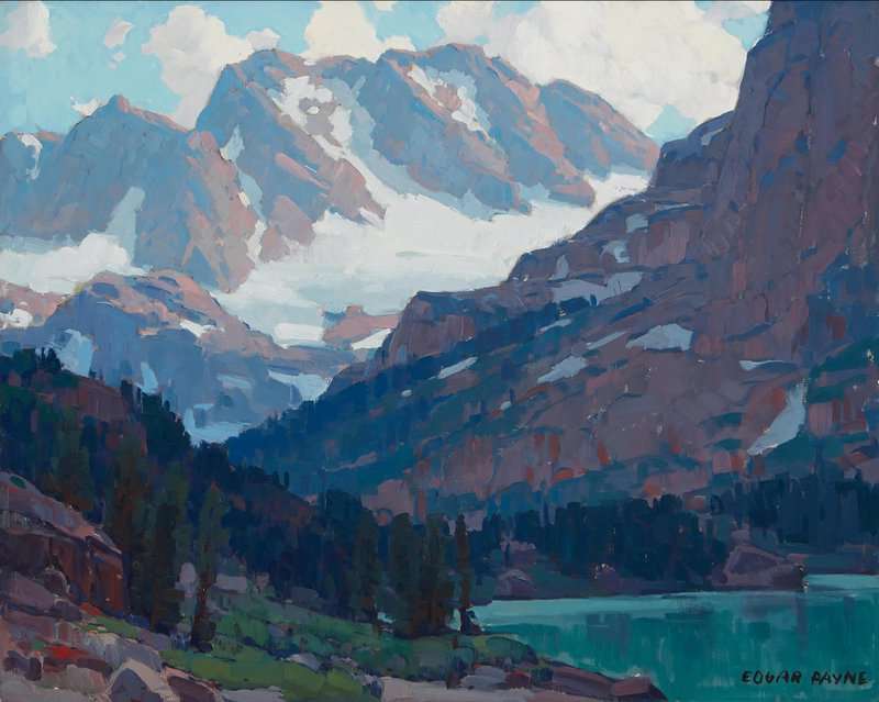 Payne Edgar Mountain Vista canvas print