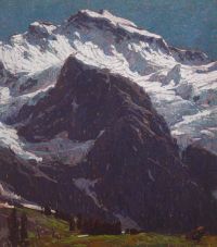 Payne Edgar The Jungfrau Ca. 1923 24 canvas print
