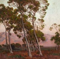 Payne Edgar Trees Along The Foothills canvas print