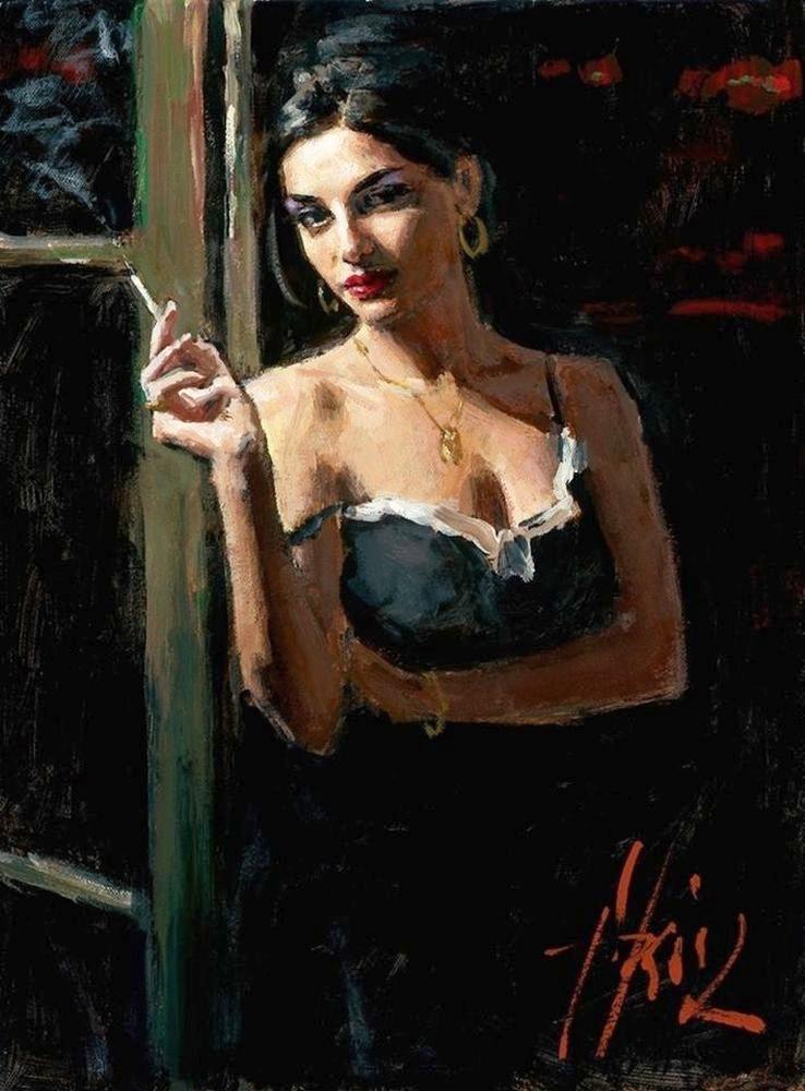 Pe Rez Fabia N At The Door V canvas print