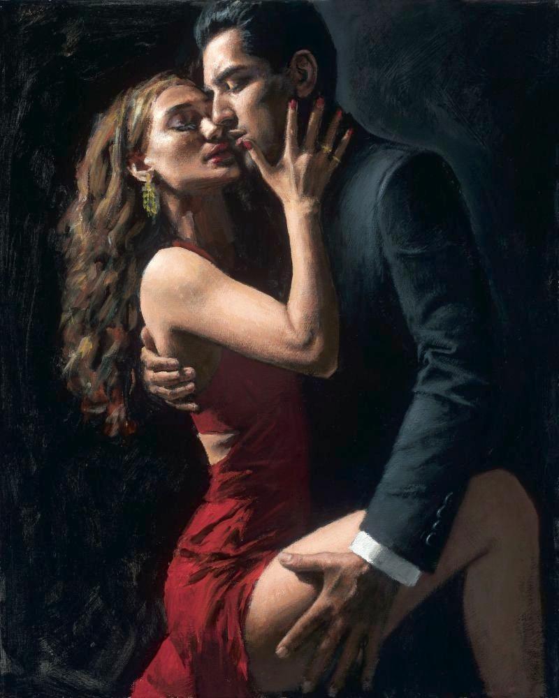 Pe Rez Fabia N Tango En San Telmo Iii canvas print