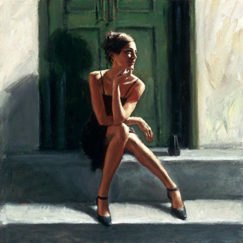 Pe Rez Fabia N Waiting For The Romance To Come Back - Lucy canvas print