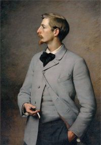 Pearce Charles Sprague Porträt von Paul Wayland Bartlett Ca. 1890