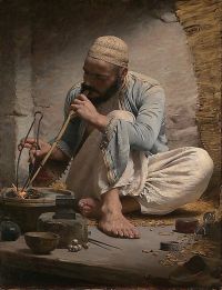 Pearce Charles Sprague Der arabische Juwelier Ca. 1882
