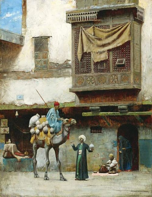 Pearce Charles Sprague The Potter Seller In Old City Cairo canvas print
