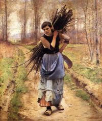 Pearce Charles Sprague The Woodcutter S Daughter Ca. 1894