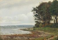 Pedersen Viggo Coastal Scenery 1875 canvas print