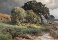 Pedersen Viggo Landschaft 1901 Leinwanddruck