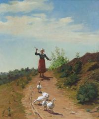 Peel Paul Bringing Home The Flock 1881