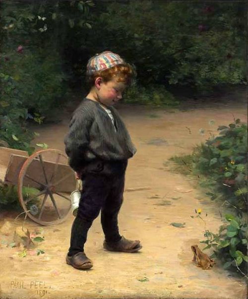 Peel Paul The Young Biologist 1892 canvas print
