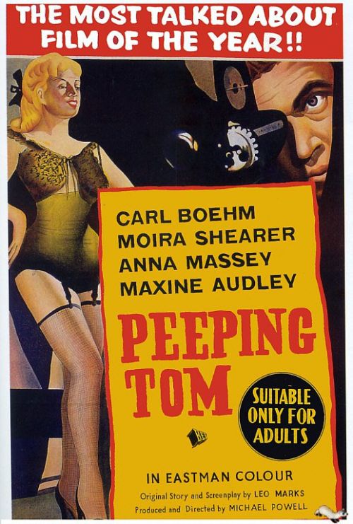 Peeping Tom 1960 Movie Poster canvas print