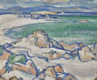 Peploe Samuel John, der von Iona in Richtung Mull schaut