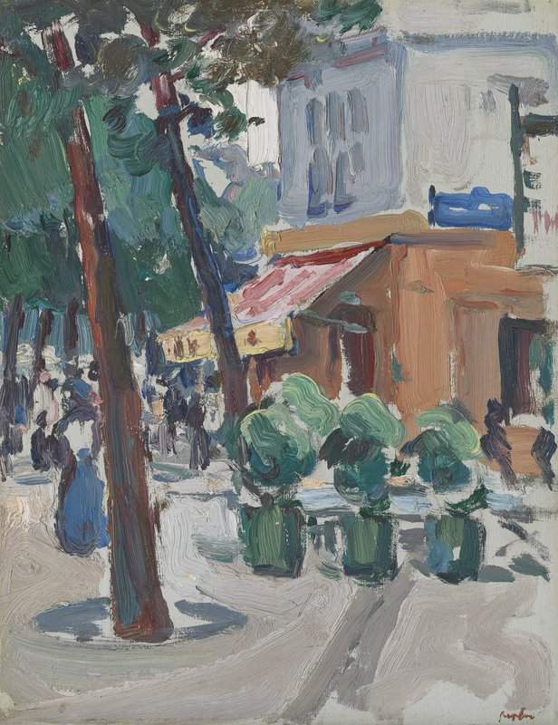 Peploe Samuel John Luxembourg Gardens   Paris Ca. 1908 09 canvas print