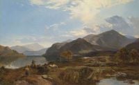 Percy Sidney Richard A Bright Day At Ullswater 1858