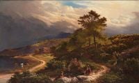 Percy Sidney Richard A Wayside Rest 1864 canvas print