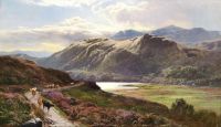 Percy Sidney Richard Highland Landscape 1872 canvas print