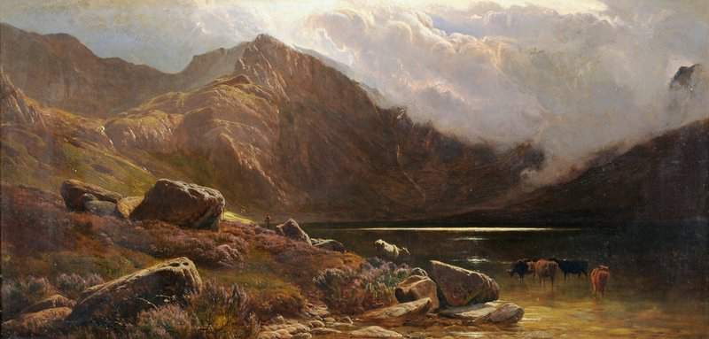 Percy Sidney Richard Llyn Idwall North Wales 1877 canvas print