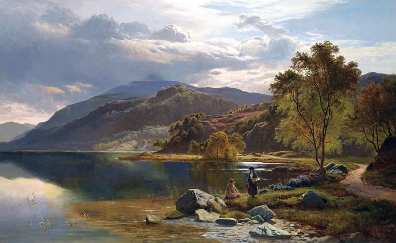 Percy Sidney Richard Near Barmouth North Wales 1865 canvas print