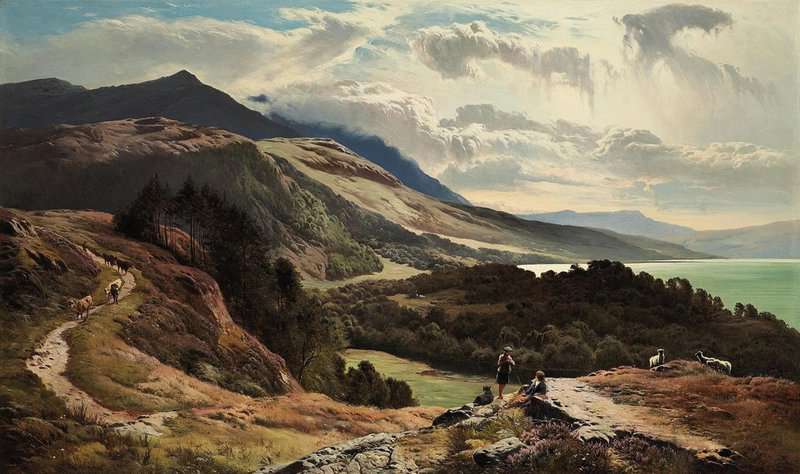 Percy Sidney Richard The Majesty Of Earth And Sky 1872 canvas print