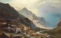 Percy Sidney Richard The Mountain Pass 1872 canvas print