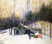 Perry Lilla Cabot A Snowy Monday canvas print