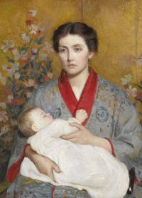 Perry Lilla Cabot The Blue Kimono 1915 canvas print