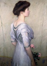 Perry Lilla Cabot The Pink Rose 1910 canvas print