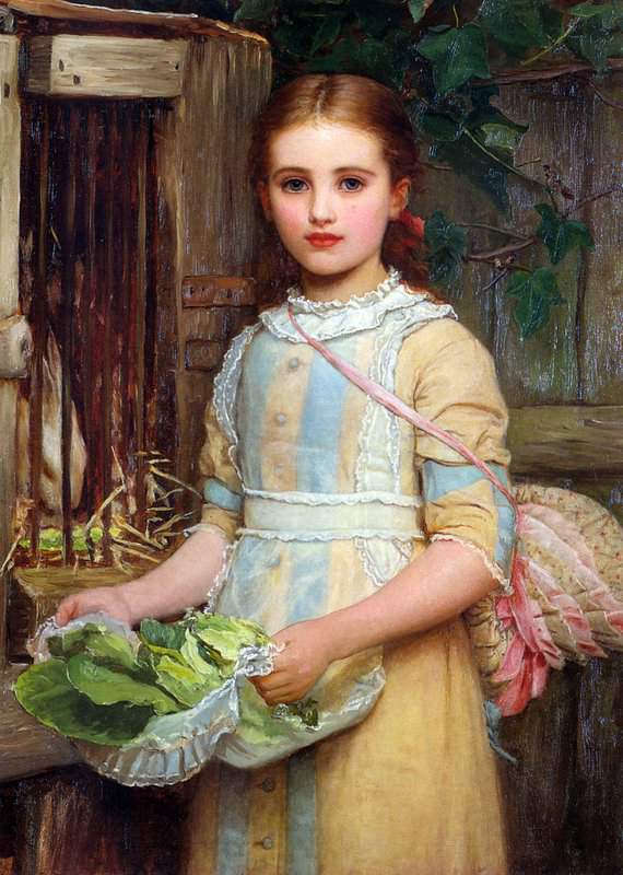 Perugini Dickens Kate Feeding Time A Portrait Of Agnes Phoebe Burra canvas print