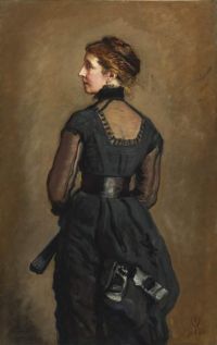 Perugini Dickens Kate Porträt von Kate Perugini 1880 Leinwanddruck