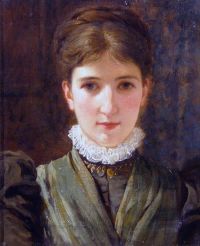 Perugini Dickens Kate Porträt von Sophy Grey Leinwanddruck