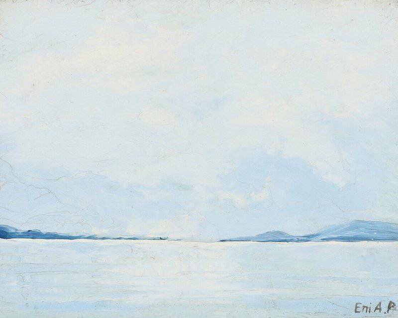 Petersen Emanuel A A Coastal Scene With Calm Waters canvas print