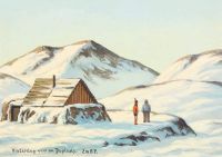 Petersen Emanuel A A Winter Day Near A Habitation In Greenland canvas print