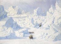 Petersen Emanuel A Dog Sledding In Greenland canvas print