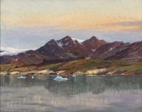 Petersen Emanuel A Summer Landscape From Greenland canvas print