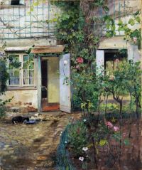 Peterssen Eilif Old House In Normandy 1896 canvas print