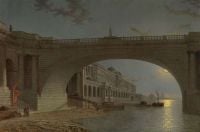 Pether Henry Waterloo Bridge Ca. 1850 canvas print