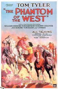 Il fantasma del West Chptr01 1931 Movie Poster stampa su tela