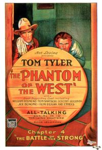 Phantom Of The West Chptr04 1931 영화 포스터 캔버스 프린트